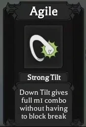 Strong Tilt card