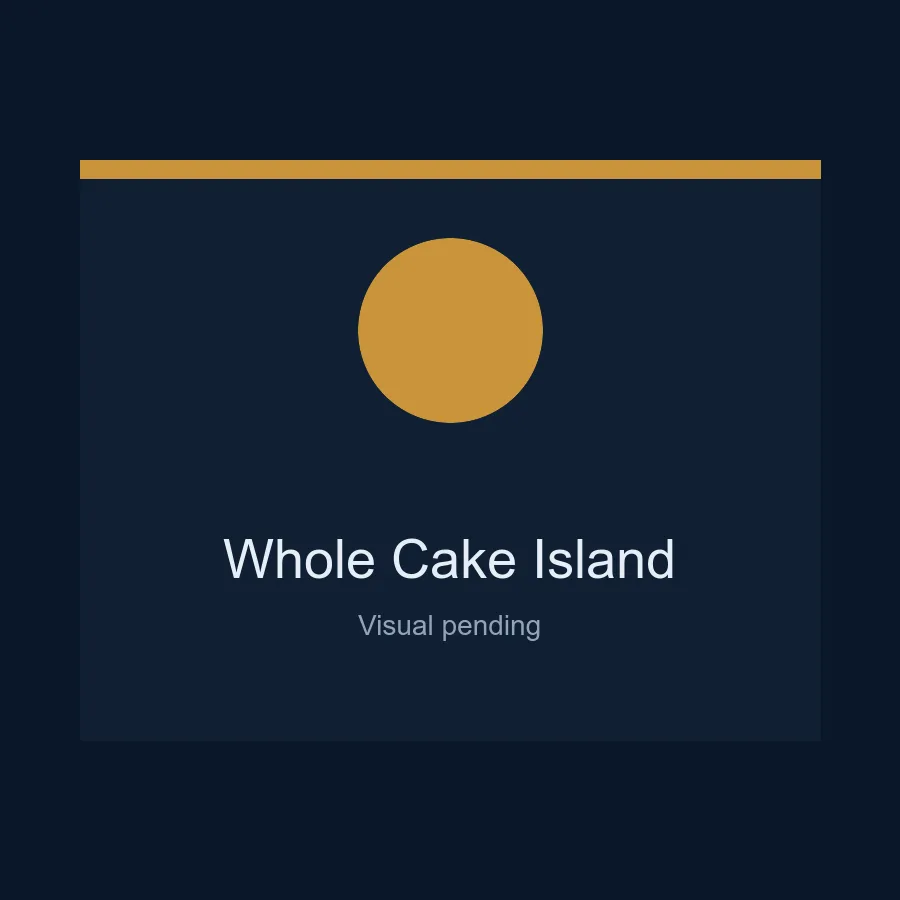 Whole Cake Island location